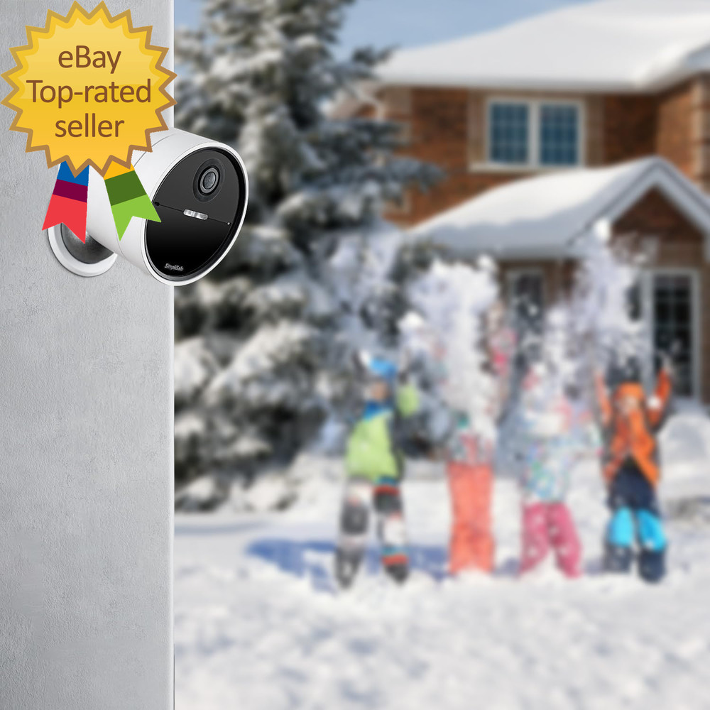 2 Pack Metal Wall Mount Compatible with Simplisafe Wireless Outdoor Security Cam