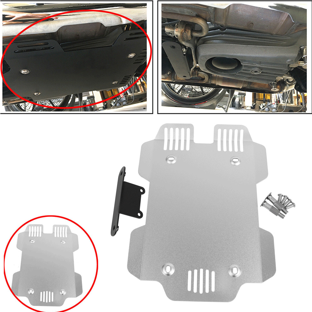 Skid Plate Bash Engine Bottom Protector Guard Cover For BMW R18 2020-2021 Silver