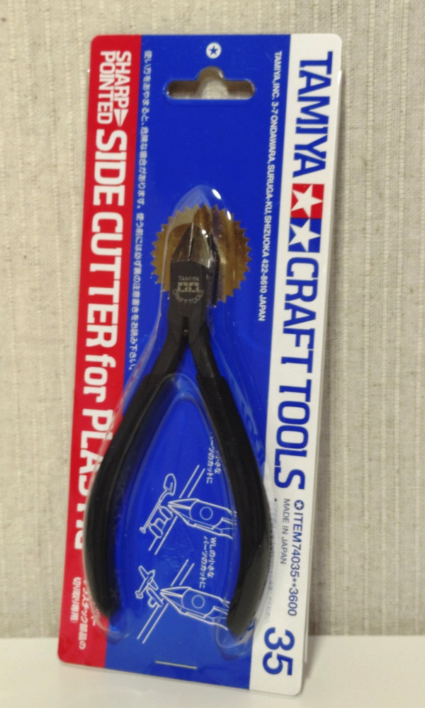 Tamiya Craft Tool 74035 Sharp Pointed Side Cutter for Plastic Model Japan New