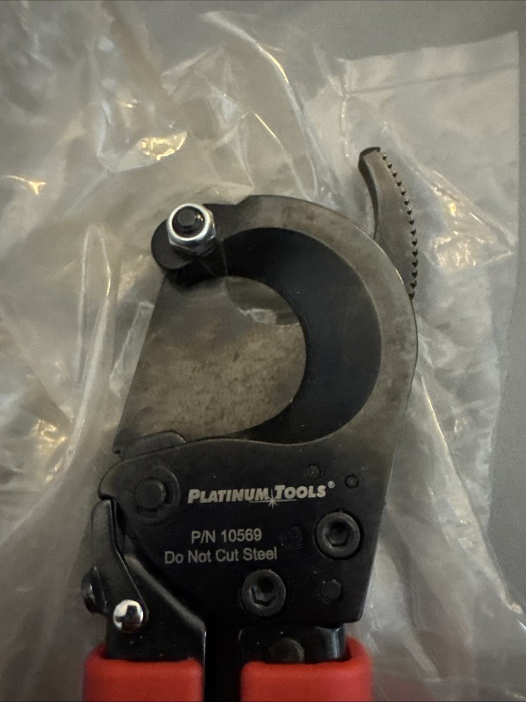 Platinum Tools 10569C 500 MCM Cable Cutter, Ratcheted,