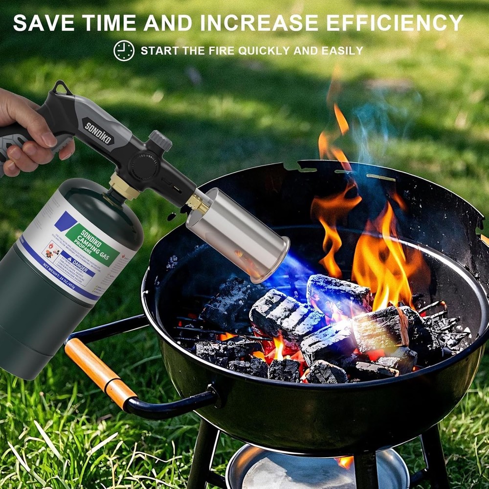 Portable L8010 Cooking Torch: Maximum Flame Control for Culinary Mastery