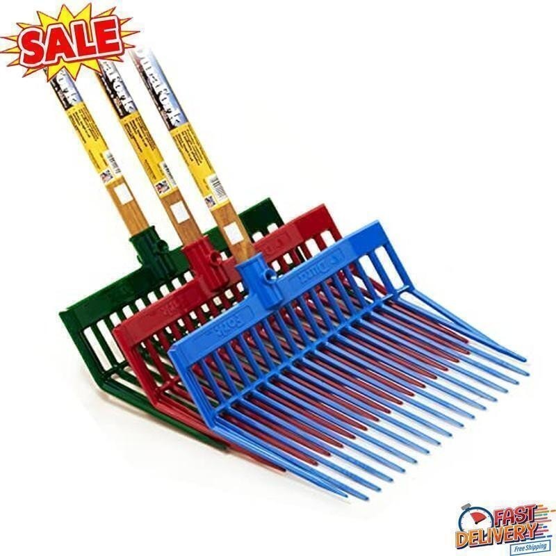 DuraFork Stable Forks 3-Pack Polycarbonate Manure Bedding Compost Durable Handle