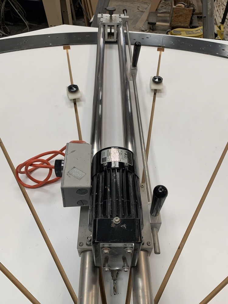 Arch Top Drilling Table AVBCO Shutters Manufacturing Motor 9-adjusting Knobs