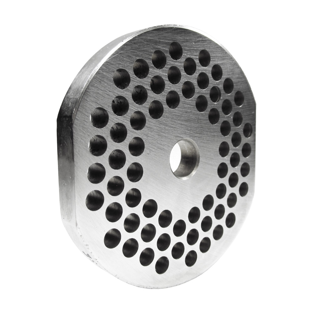 GRINDER PLATE #12 - 3/16 HOLE  W/ 2 FLAT EDGES