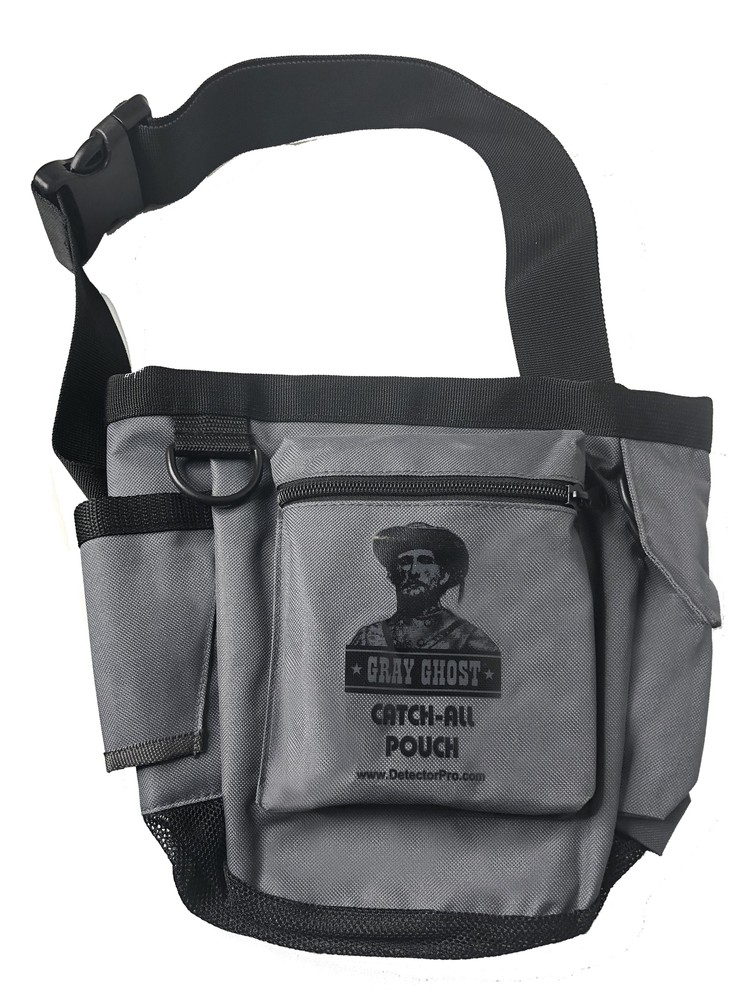Detector Pro Gray Ghost Ultimate Catch-All Pouch for Metal Detecting