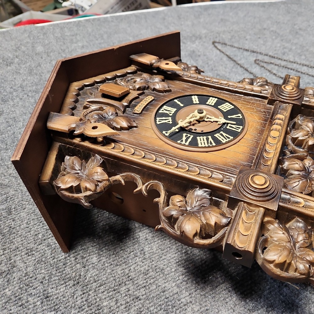 Vintage CUCKOO CLOCK Complete & Running German Made