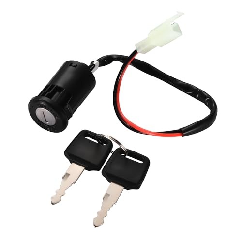 2 Wire Ignition Key Switch Lock Replacement for Electric Trike and Scooter