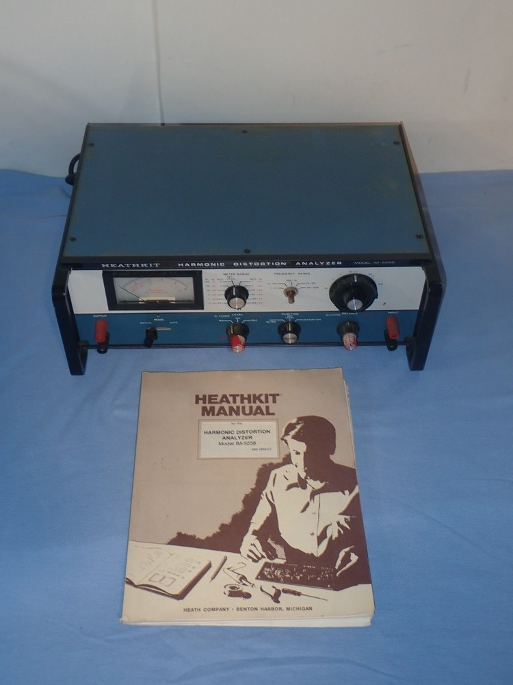 Heathkit IM-5258 Harmonic Distortion Analyzer w/ Manual