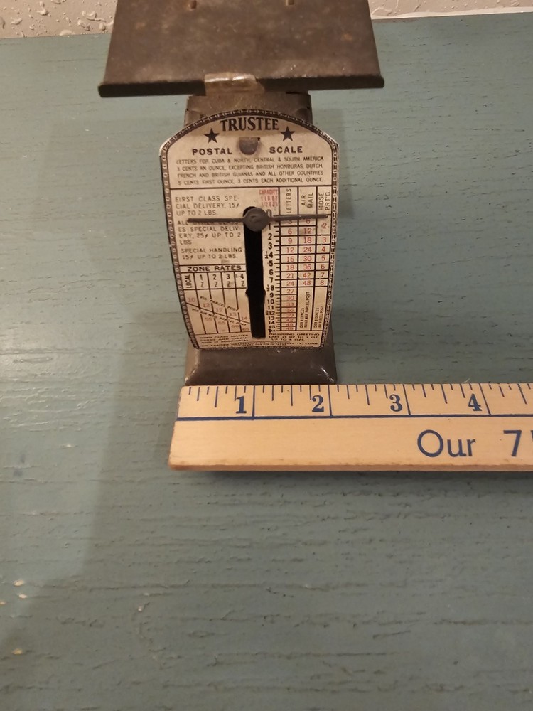 Vintage 1940's Trustee Postal Scale-Excellent