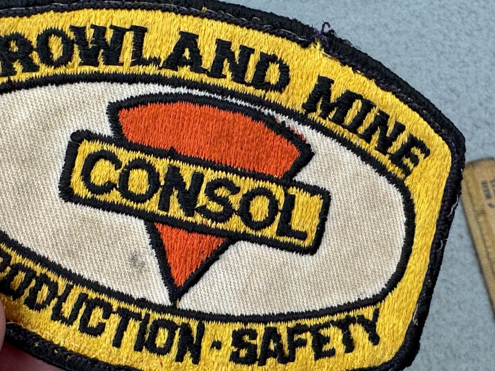 Vintage Consol Rowland Mining Patch