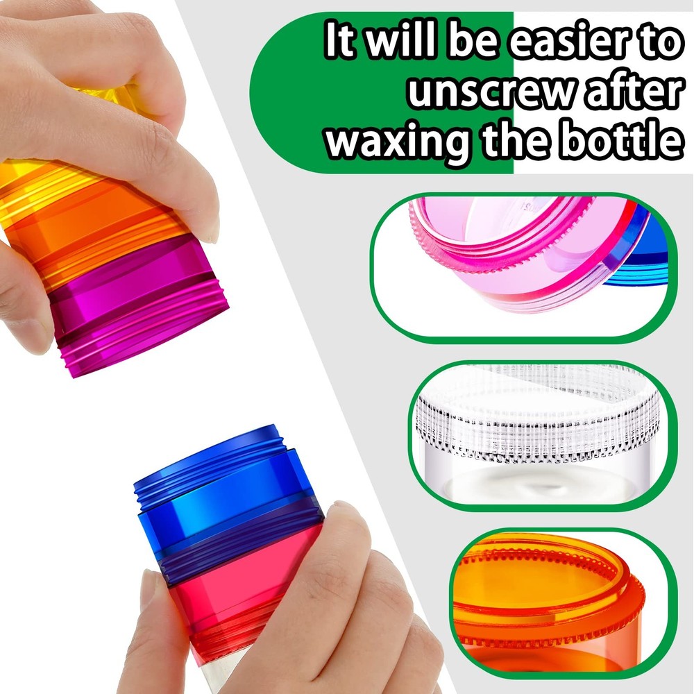 Weekly Pill Organizer, 8 Stackable Round Pill Boxes, 7-Day Travel Vitamin Case