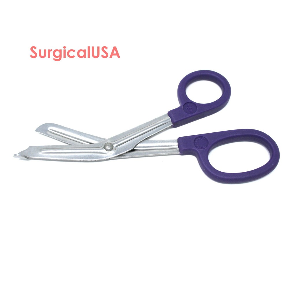 Purple Utility Shears Nursing EMT Scissors Medical Instruments 3-Pack