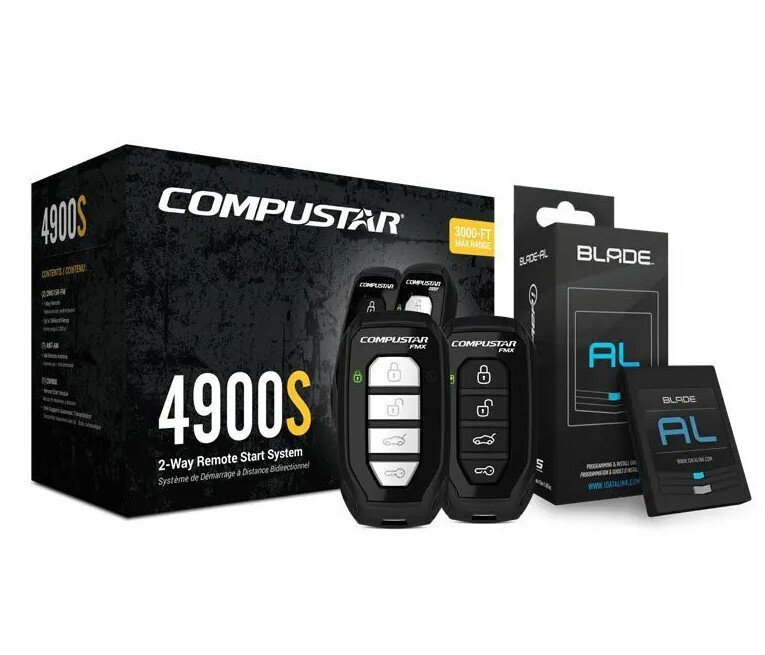 Compustar CS4900-S 4-Button 2-Way, 3000' Remote Start System CS4900S + BladeAL