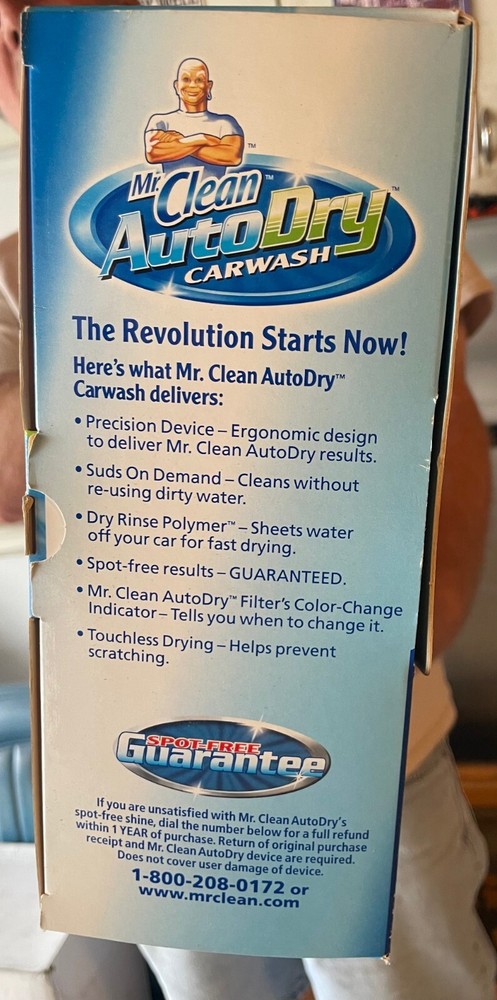 Mr Clean Auto Dry Car Wash System Includes Autodry Device, 6.7 oz Soap & Filter