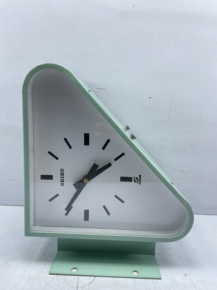 Seikosha MC-271 MC-018 Secondary Clock Triangle Dual Face Rare Navigation