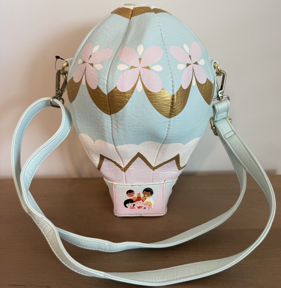 Disney Parks It’s A Small World Hot Air Balloon Cross Body Bag