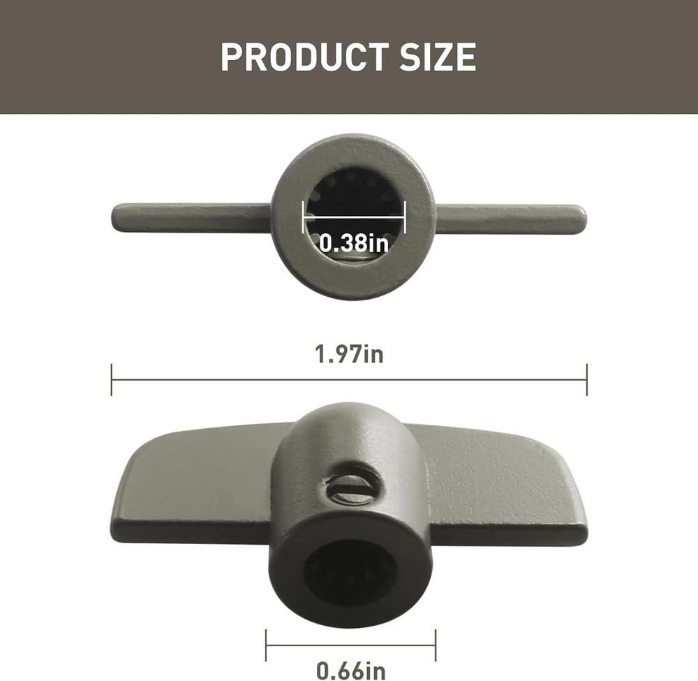 3/8" Window Crank Handle Replacement, Operator Handles for Andersen Casement/Awn