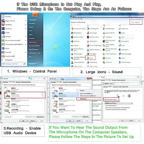 Riworal Studio Recording Microphone Isolation Shield with Pop Filter &Tri-Sta...