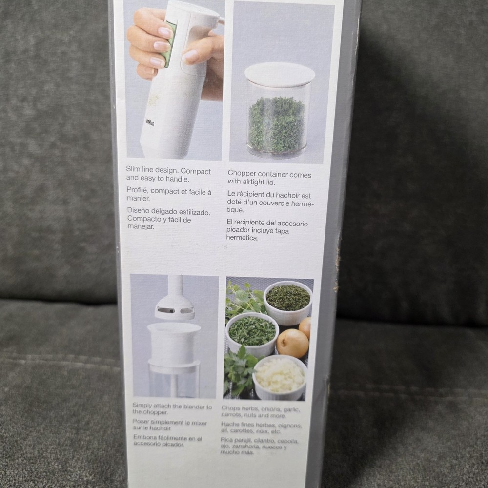 Braun Hand Blender Plus Chopper Model MR360