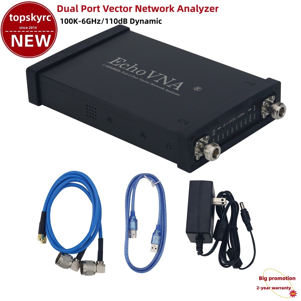 2025 LibreVNA 100K-6GHz Dual Port Vector Network Analyzer 110dB Dynamic tp1