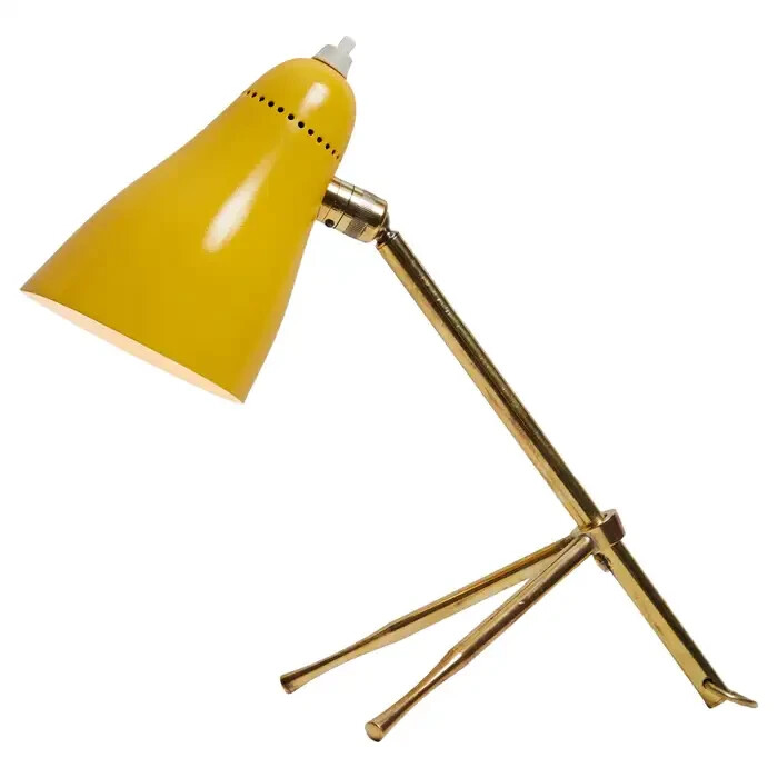 Giuseppe Ostuni "Ochetta" Yellow Wall or Table Lamp