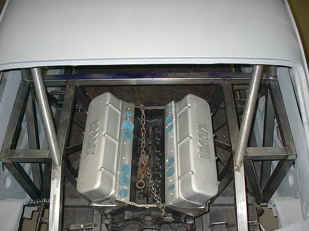 Corvair Mid-Engine with C5 Corvette Suspension Chassis Plans Blueprints