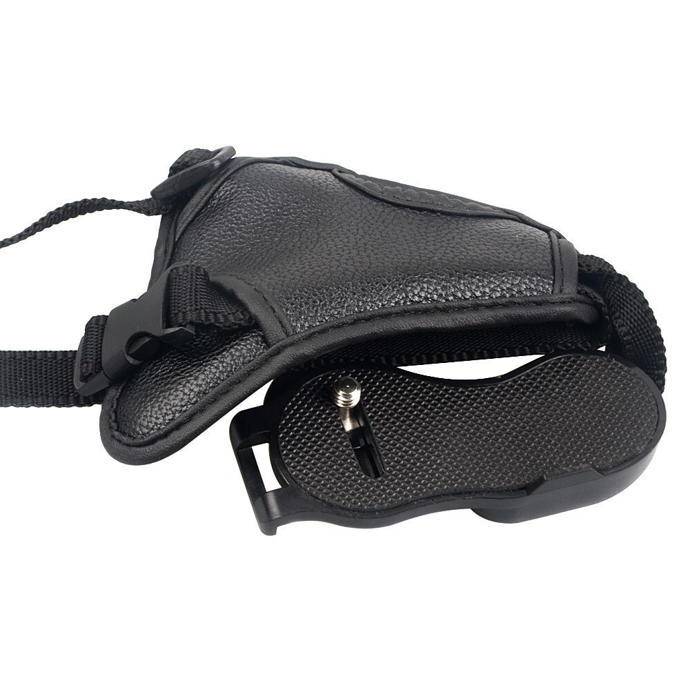 Camera Strap PU Leather Anti-Slip Wristband Triangular Adjustable Handle Strap