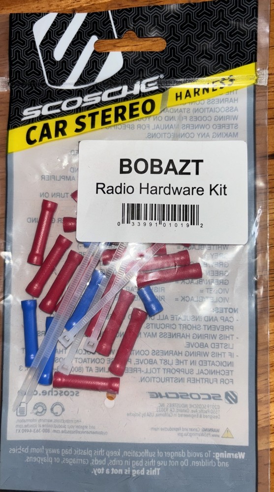 Scosche BOBAZT Connection Kit for Stereo to Car Wire Harness