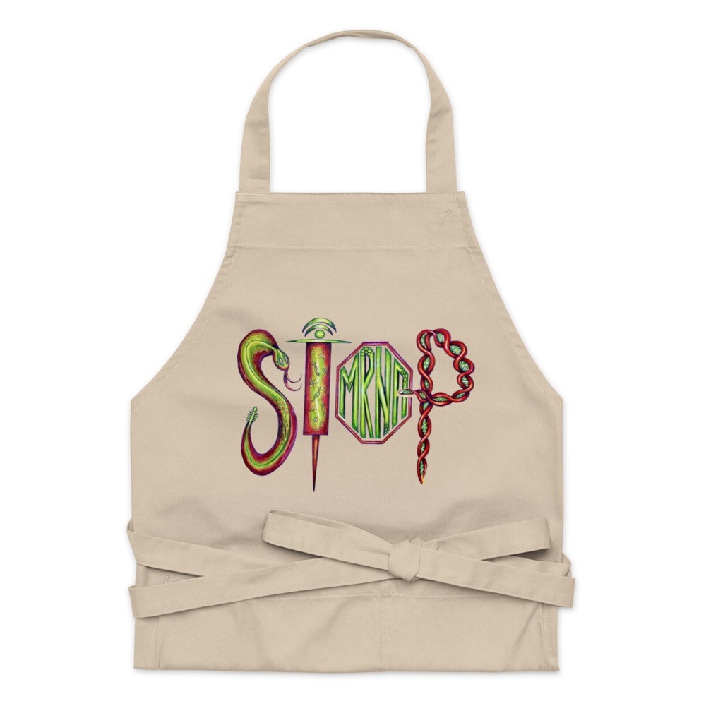StopMrna 100% Organic Cotton Apron