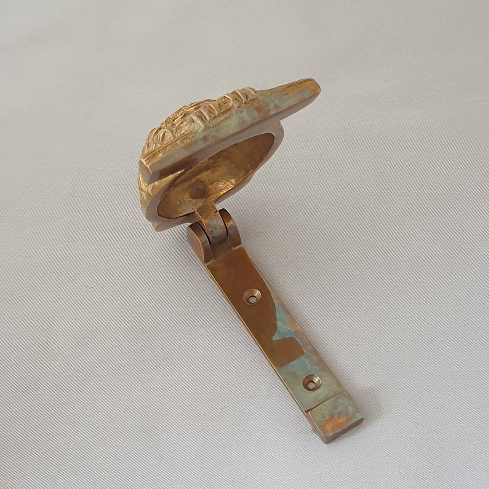 Aged Brass Owl Door Knocker