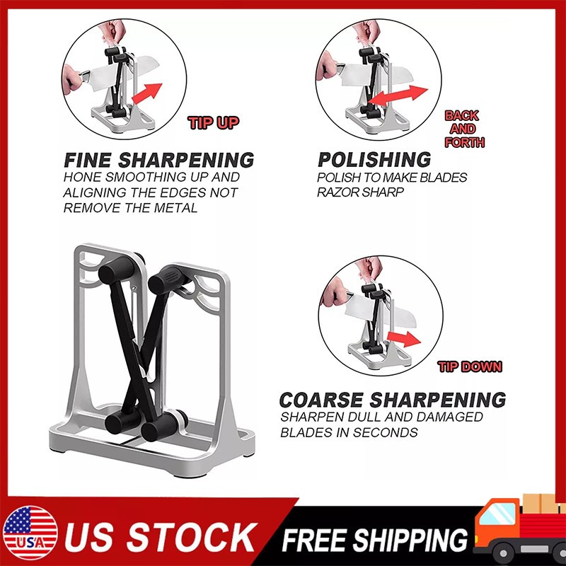 Knife Sharpener As Seen On TV Tungsten Carbide Kitchen Sharpening Tool Sharp NEW