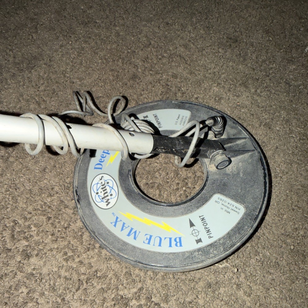Vintage 1989 White's Eagle II Coil Metal Detector Untested Read
