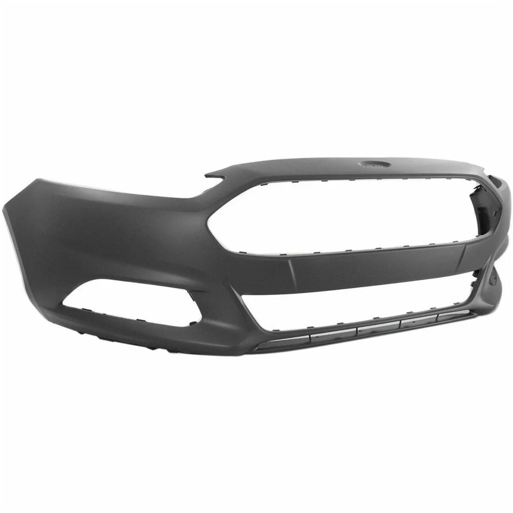 Front Bumper Cover Black Plastic without Parking Sensor Hole Replacement