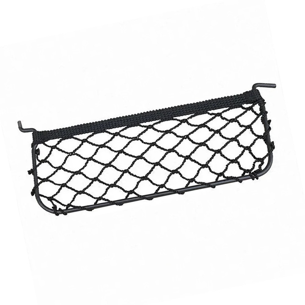 Black Nylon Cargo Net for Rear Trunk Side Pocket For A4L 2017 2018 Left Side