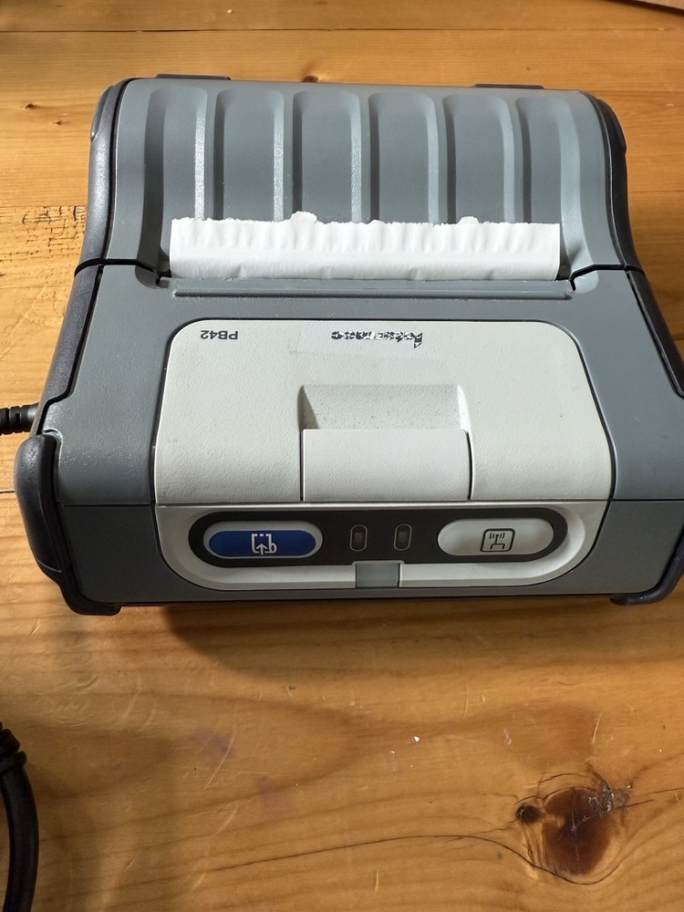 Intermec PB42 Mobile Thermal Receipt Label Printer Comes With Charger
