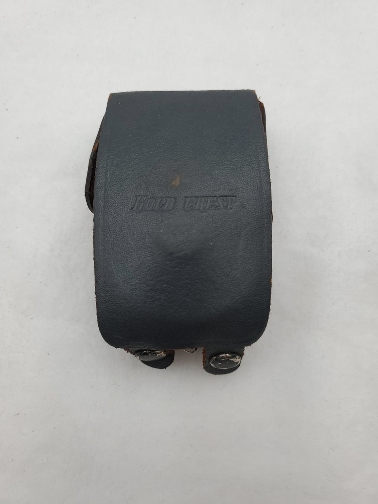 Gold Crest Camera Light Meter Leather Snap Close Case Untested Vintage Japan