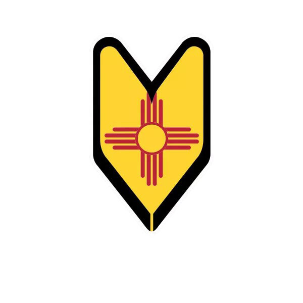 New Mexican Driver Badge Sticker