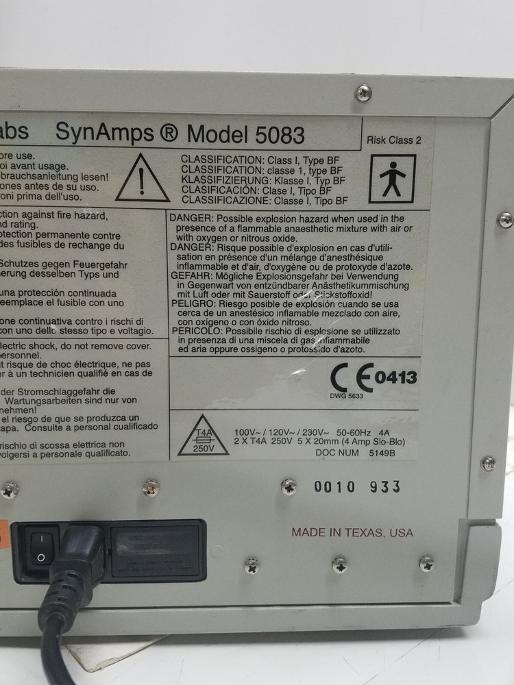 NeuroScan SynAmps 5083 EEG Brain Mapping Module