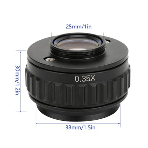 0.35X Microscope Adapter for Trinocular Stereo, Camera Lens Interface, Accessory