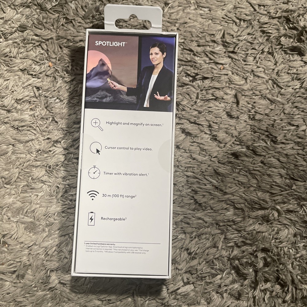 Logitech Spotlight 910-004654 Wireless Presentation Remote Control with USB -...