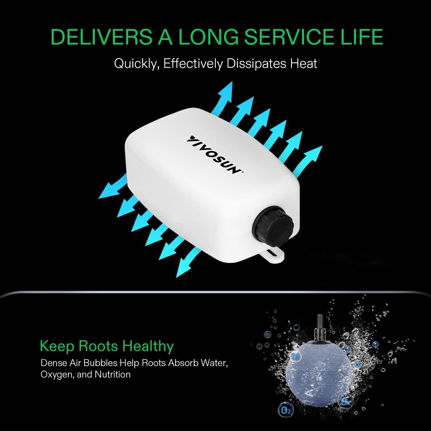 VIVOSUN DWC 5-Gallon Deep Water Culture Hydroponics Grow System 1/4/8 Buckets