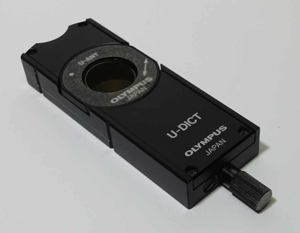 Olympus U-DICT Nomarski Slider + U-ANT Analyzer For DIC Microscope