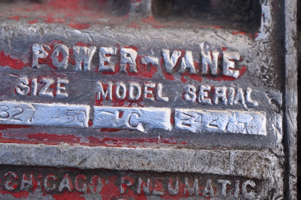 cp Chicago Pneumatic power vane drill size 327450, model C