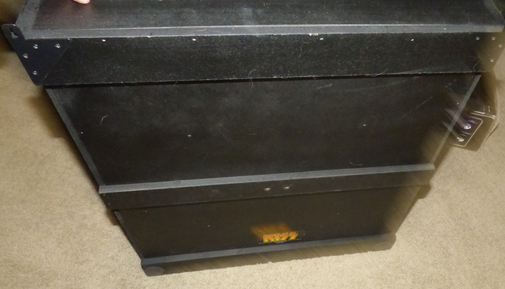 Vintage KISS Band Dart Board Cabinet, New Open Box