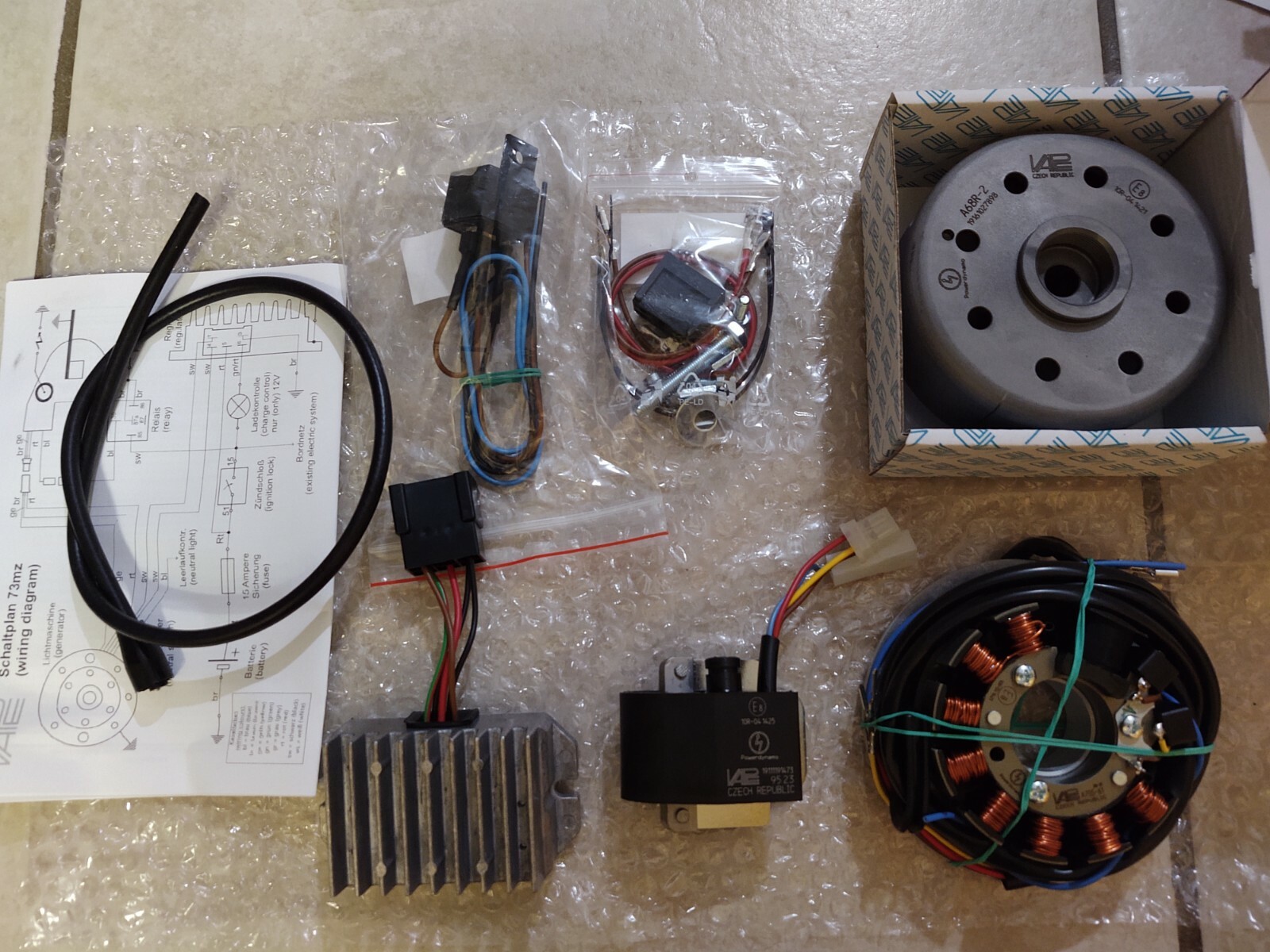 MZ ETZ 250, 251,301 ENCENDIDO ELECTRÓNICO ORIGINAL