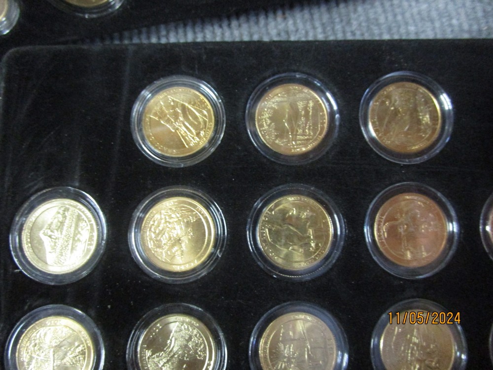 111 Uncirculated Gold State Quarters