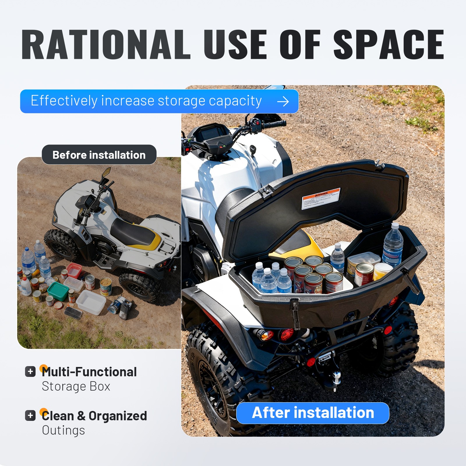 For Can-Am Renegade Outlander Maverick X3 2013-24 Storage Cooler Box #715004778