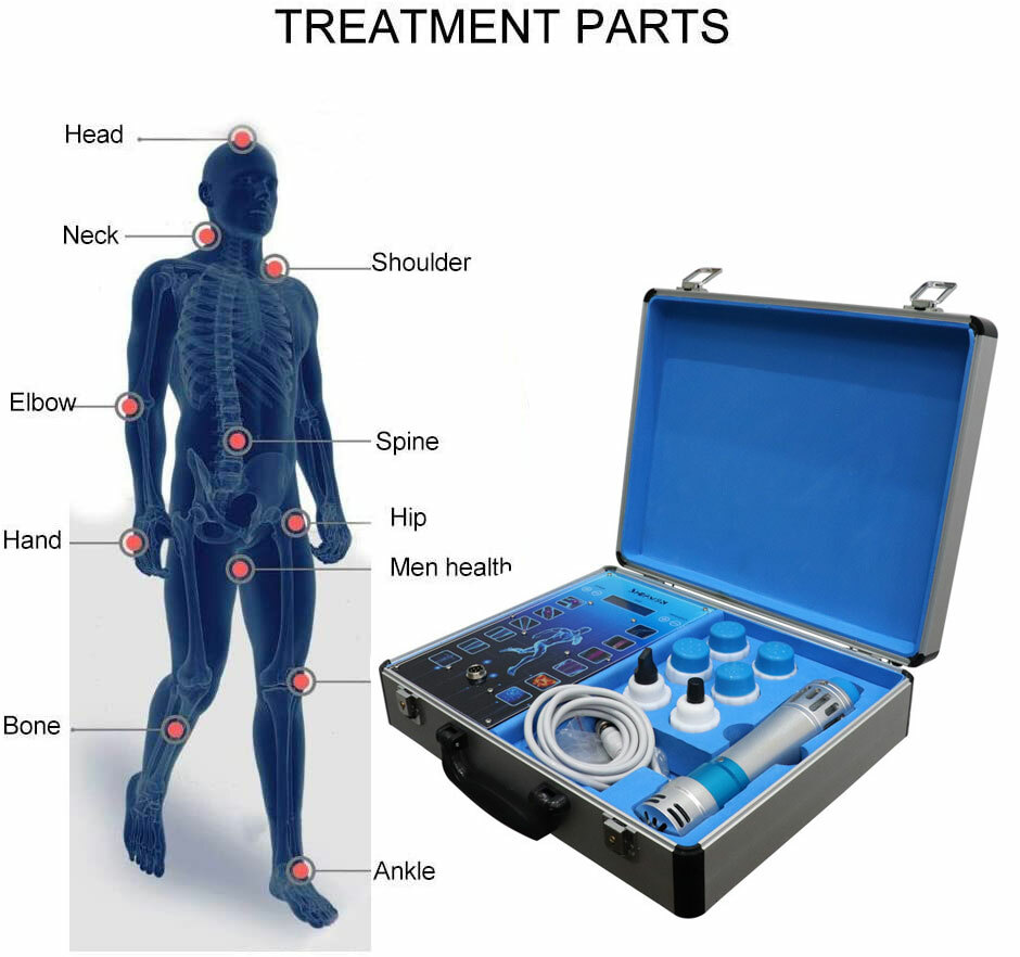 Touch Screen Focused Shockwave Therapy Machine for Pain Relief