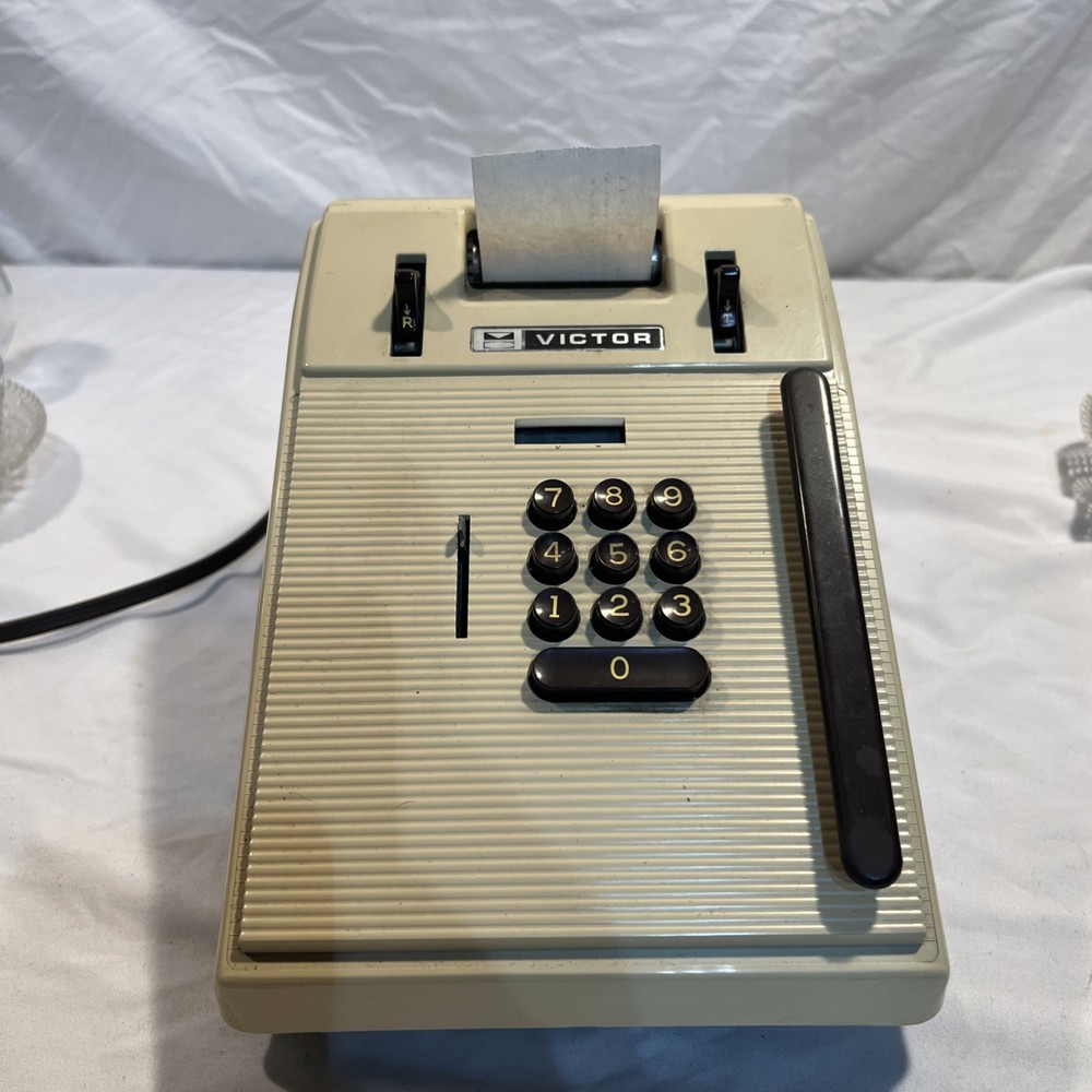Vintage Victor 7 83 54 Adding Machine Calculator