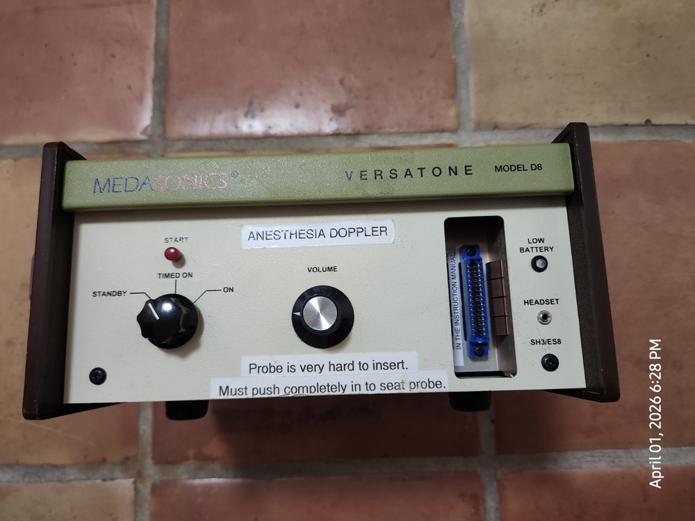 Versatone Model D8 Doppler Ultrasound (untested)